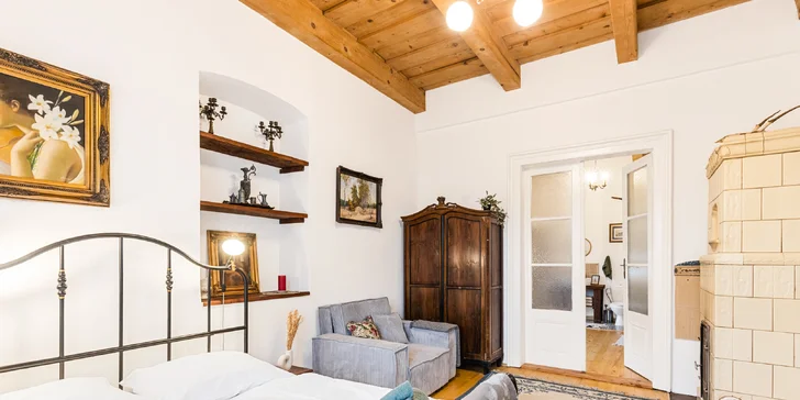 Historická vila v areálu zámku Svatý Anton: 3 apartmány s krásnou anglickou zahradou