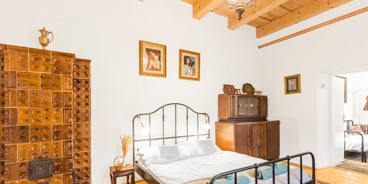 Historická vila v areálu zámku Svatý Anton: 3 apartmány s krásnou anglickou zahradou