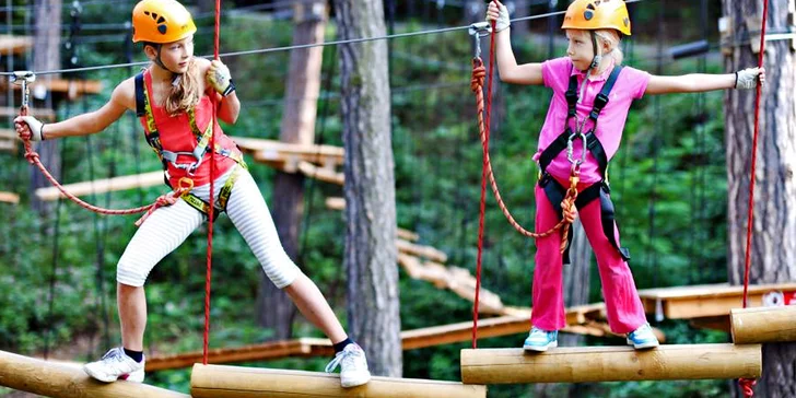 Bálúova Junior trasa se 17 překážkami je lehká a zábavná, vhodná pro rodiny s menšími dětmi.
