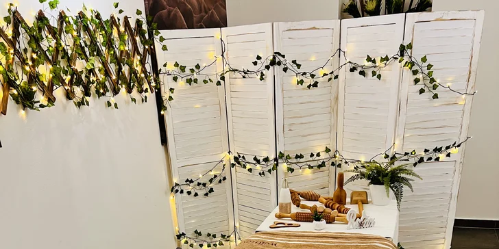 Maderoterapie celého těla či nohou a hýždí vč. aktivace lymfy: 1-5 ošetření