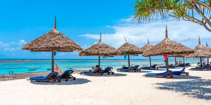 Dovolená v Keni: 4* hotel přímo u pláže, all inclusive, bazény, sportovní aktivity i let