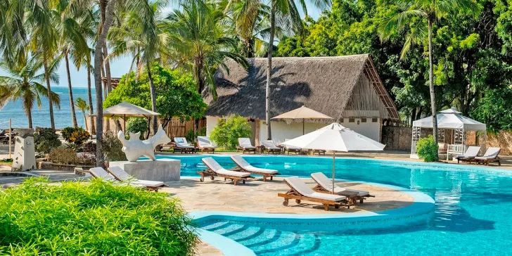 Poznejte Keňu: 4* hotel Diamonds Malindi přímo u pláže, vč. all inclusive a letenek