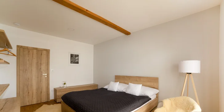 Malebné Valašsko: moderní apartmány ve Velkých Karlovicích až pro 12 osob