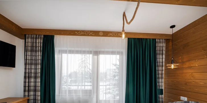 Lesní apartmány kousek od aquaparku Terma Bania: wellness, snídaně a slevy na zábavu