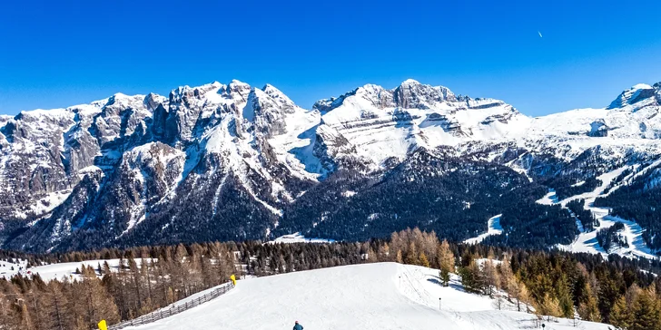 Dolomity: hotel blízko sjezdovky, polopenze a bazén, Trentino Guest Card