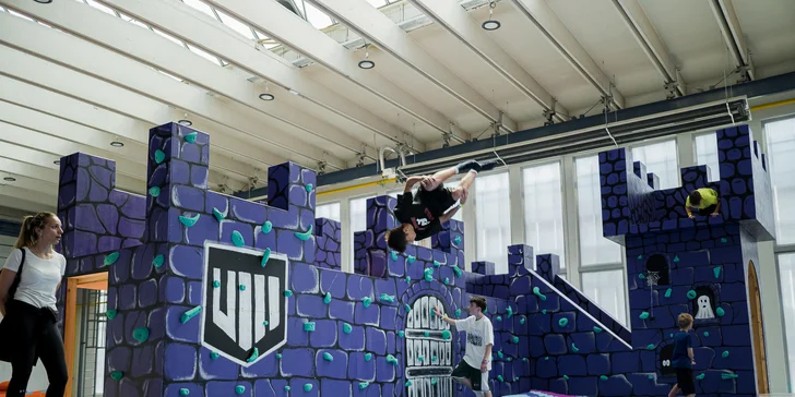 Vstupy pro děti do největšího a nejmodernějšího trampolínového parku na Moravě