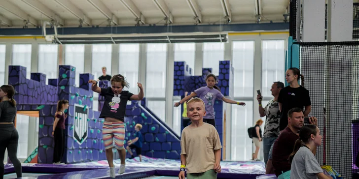 Vstupy pro děti do největšího a nejmodernějšího trampolínového parku na Moravě