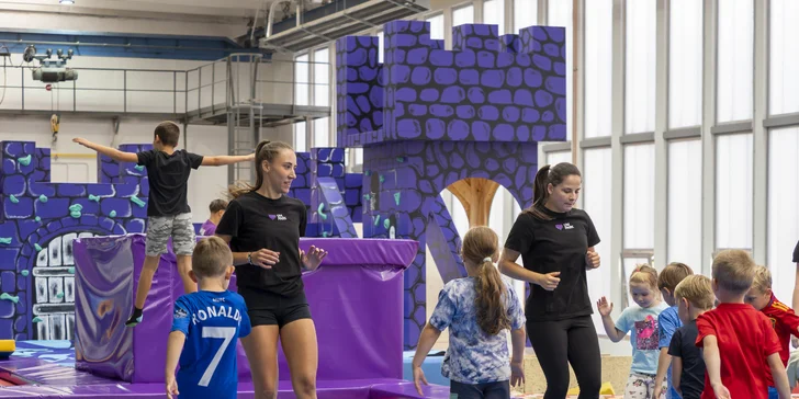 Vstupy pro děti do největšího a nejmodernějšího trampolínového parku na Moravě