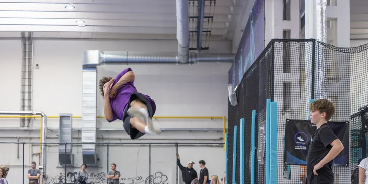Vstupy pro děti do největšího a nejmodernějšího trampolínového parku na Moravě