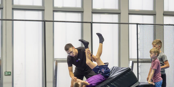 Vstupy pro děti do největšího a nejmodernějšího trampolínového parku na Moravě