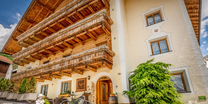 Dovolená v rakouských Alpách: 3* tyrolský hotel s polopenzí, wellness, karta výhod