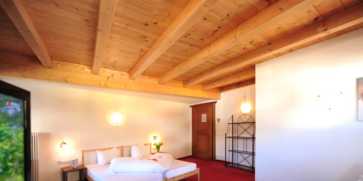 Dovolená v rakouských Alpách: 3* tyrolský hotel s polopenzí, wellness, karta výhod