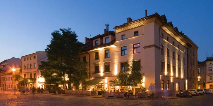 Boutique hotel v židovské čtvrti Kazimierz kousek od centra Krakova se snídaní nebo polopenzí