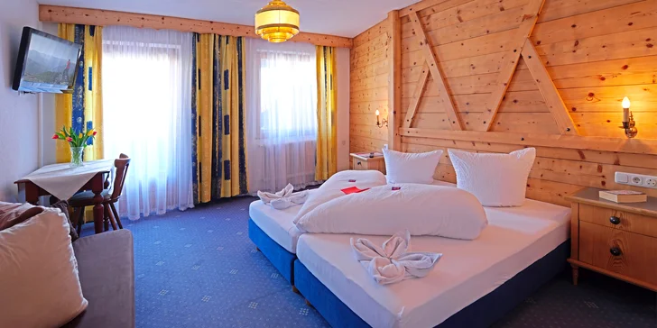 Dovolená v rakouských Alpách: 3* tyrolský hotel s polopenzí, wellness, karta výhod