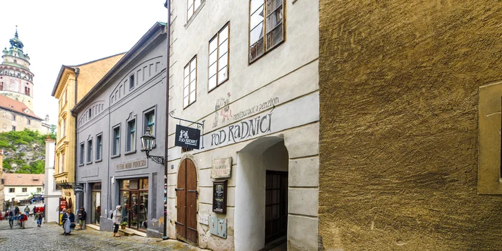 Pobyt v srdci Českého Krumlova se snídaní a vínem: pokoj nebo apartmán až pro 5 osob