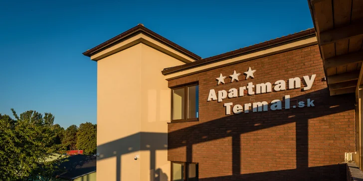 Skvělá dovolená v nových apartmánech v Dunajské Stredě přímo propojených s Thermalparkem