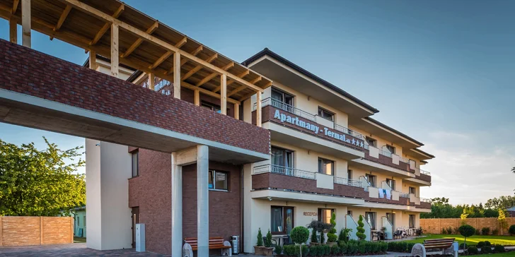 Skvělá dovolená v nových apartmánech v Dunajské Stredě přímo propojených s Thermalparkem