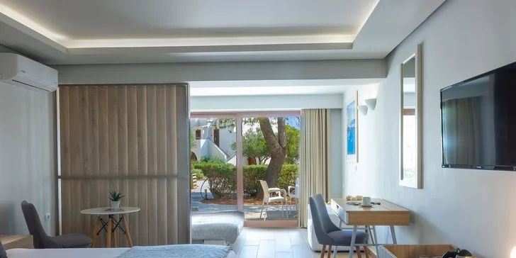 Letecky na Krétu: hotel Giannoulis Almyra Beach***** s all inclusive, bazén i dětský klub Čedog