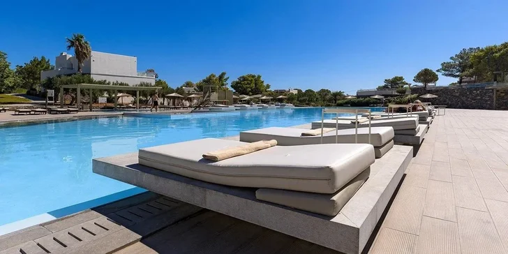 Letecky na Krétu: hotel Giannoulis Almyra Beach***** s all inclusive, bazén i dětský klub Čedog