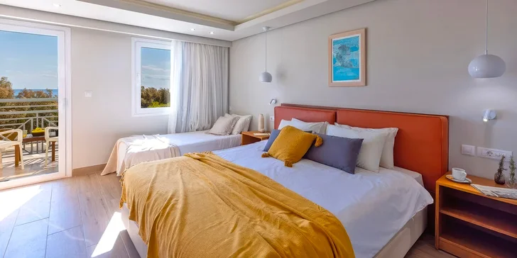 Letecky na Krétu: hotel Giannoulis Almyra Beach***** s all inclusive, bazén i dětský klub Čedog