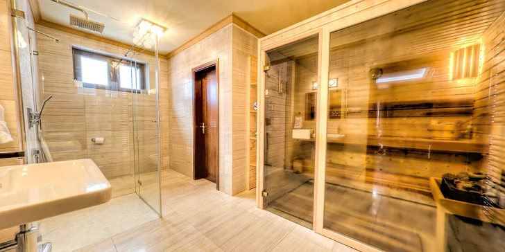 Pobyt s noblesou: luxusní chaty s výhledem na Belianské Tatry, vlastní sauna a jacuzzi na terase