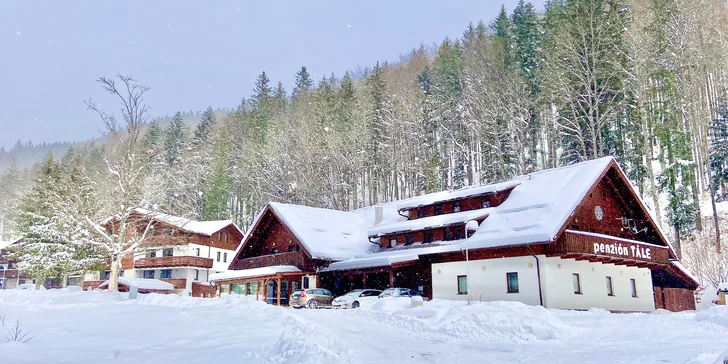 Pobyt v horském rodinném penzionu v Nízkých Tatrách s polopenzí a slevou do wellness