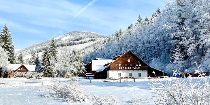 Pobyt v horském rodinném penzionu v Nízkých Tatrách s polopenzí a slevou do wellness