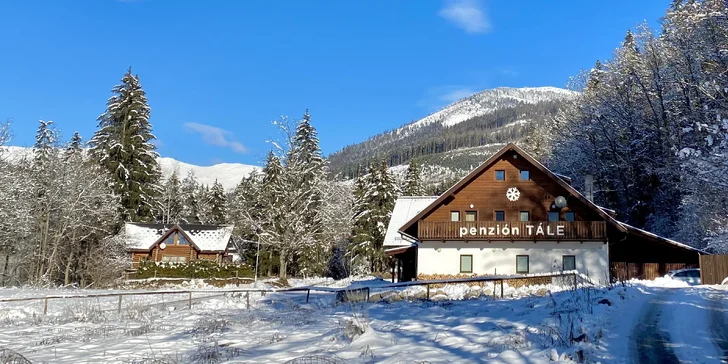 Pobyt v horském rodinném penzionu v Nízkých Tatrách s polopenzí a slevou do wellness