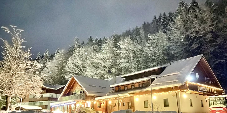 Pobyt v horském rodinném penzionu v Nízkých Tatrách s polopenzí a slevou do wellness
