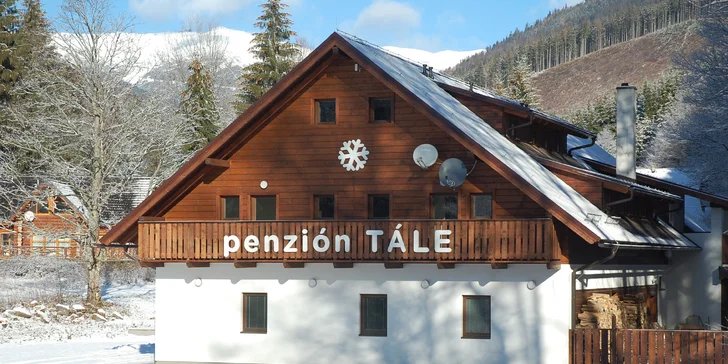 Pobyt v horském rodinném penzionu v Nízkých Tatrách s polopenzí a slevou do wellness