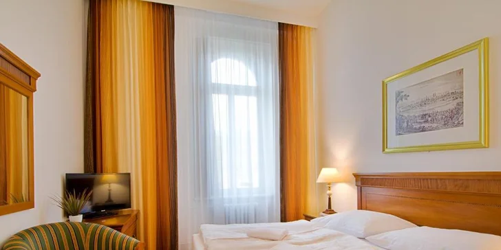 Hotel v centru Karlových Varů: jídlo a wellness, možnost masáže i solné jeskyně