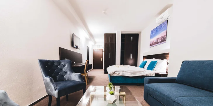 Romantický pobyt v Nitře s privátním wellness na střeše s výhledem na město a snídaní