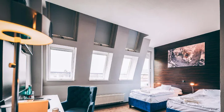 Romantický pobyt v Nitře s privátním wellness na střeše s výhledem na město a snídaní