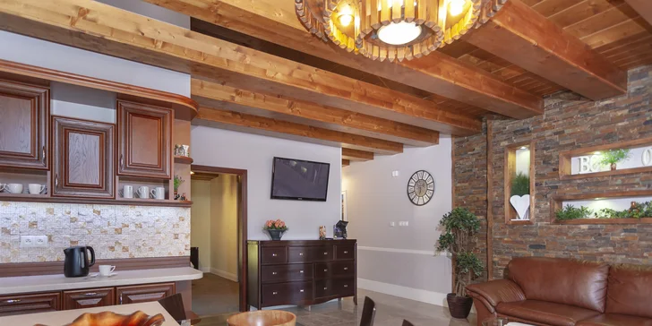 Dovolená v apartmánu v Belianských Tatrách: snídaně či polopenze a vstup do privátní vířivky