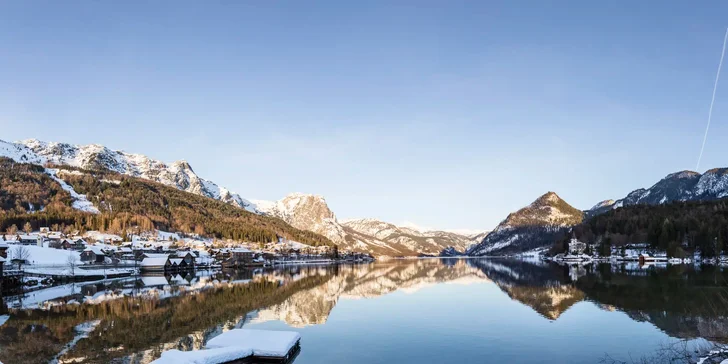 Zima v rakouských Alpách: regionální polopenze, venkovní sauna a 1denní skipas