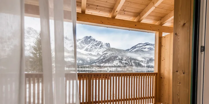 Zima v rakouských Alpách: regionální polopenze, venkovní sauna a 1denní skipas