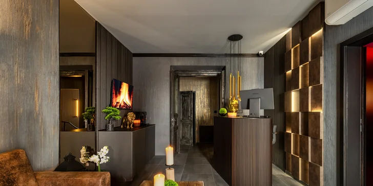 Privátní wellness pro 2 až 4 osoby: sauna, vířivka, ovocný talíř i prosecco