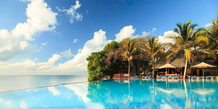 Exotický relax v Keni: 4* hotel Baobab Beach Resort & SPA přímo u oceánu, all inclusive a letenky