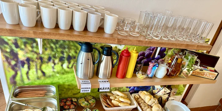 Pobyt v Zaječí: snídaně i degustace ve vinném sklípku a vstup do wellness