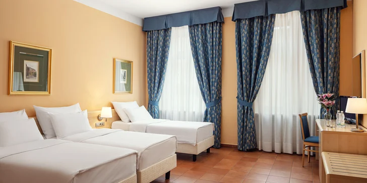 Ubytování v hotelu se snídaní v centru Prahy: 6 min pěšky od Národky, 10 min od Václaváku