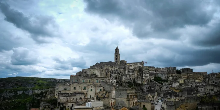 Matera - úchvatné město ve skále: 2 noci v hotelu i letenky, podrobný itinerář