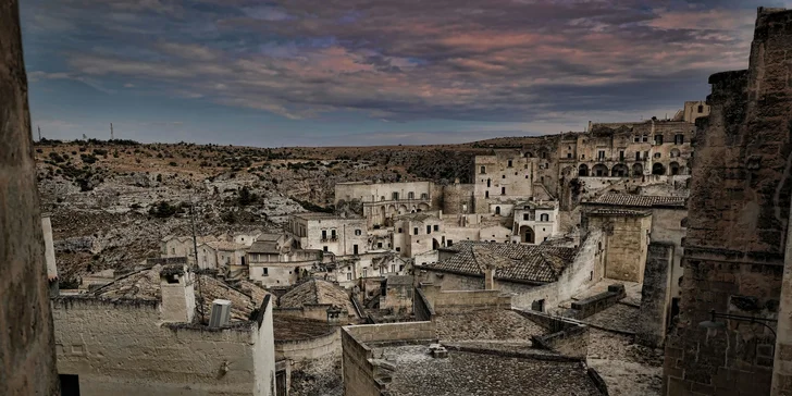 Matera - úchvatné město ve skále: 2 noci v hotelu i letenky, podrobný itinerář