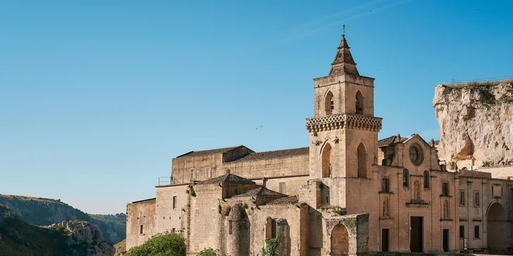Matera - úchvatné město ve skále: 2 noci v hotelu i letenky, podrobný itinerář