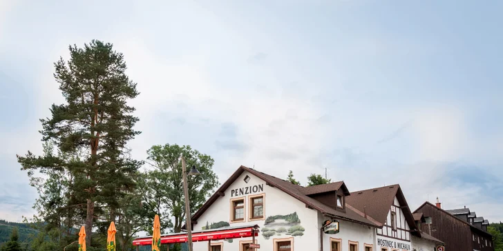 V rámci polpenzie si každý večer vyberiete jedlá z menu, a to v rámci kreditu v hodnote cca 12 €/osoba (300 Kč/osoba).