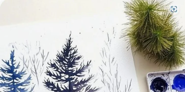 Relaxační lekce malování akvarelem v centru Pardubic vč. pomůcek: 1-2 osoby