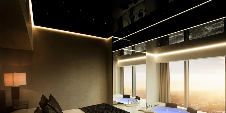 Luxusní apartmány ve Sky Tower: nejvyšší budova Wrocławi a nedávno i Polska, možnost jacuzzi
