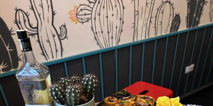 Tříchodové menu v mexické restauraci v centru Brna: tacos, quesadilla, burrito i tequilla