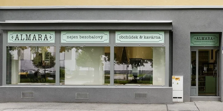 Otevřené vouchery do bezobalového obchodu a kavárny v Ostravě-Porubě