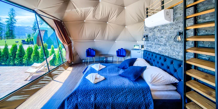 Romantický glamping s venkovní vířivkou jen 8 km od Zakopaného