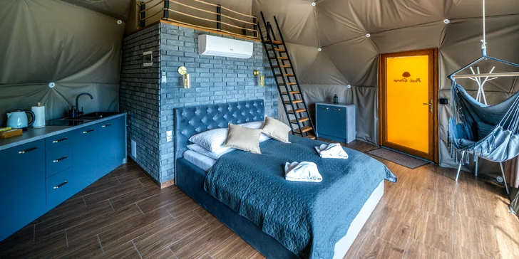 Romantický glamping s venkovní vířivkou jen 8 km od Zakopaného